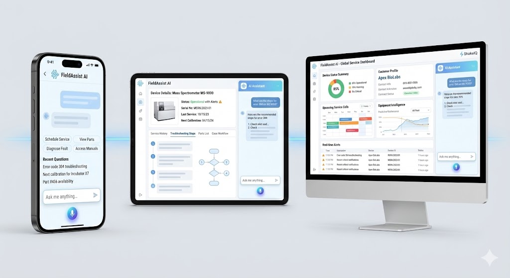 Multi-platform field service applications