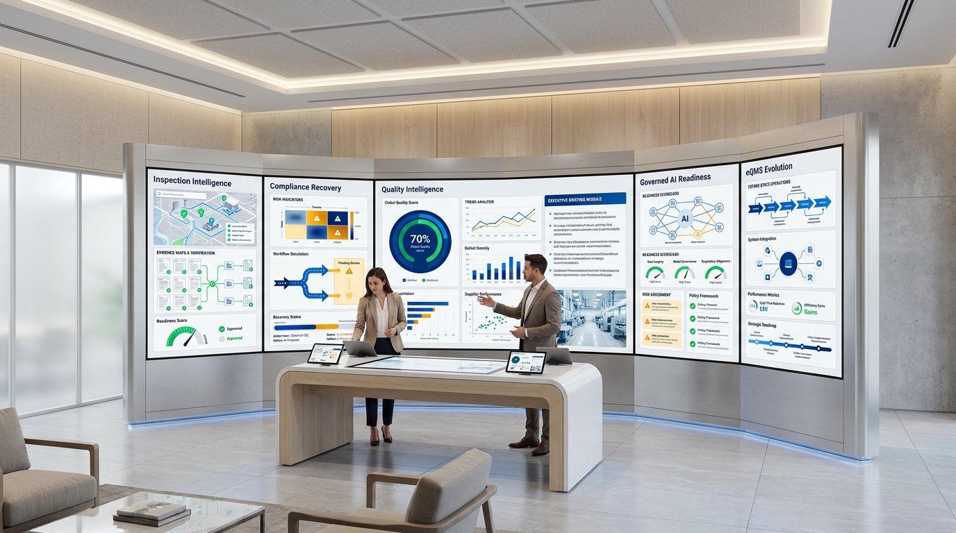 The EnPraxis Experience Center — interactive proof experiences including Inspect Navigator Studio and Recovery Studio.